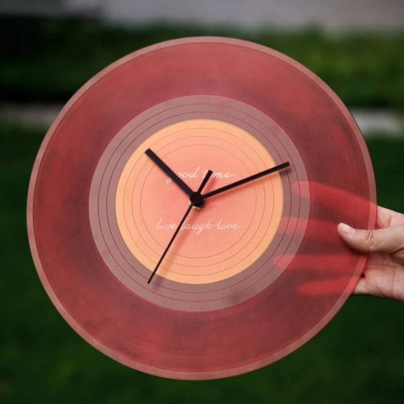 Luxury Watch Photo - Translucent color glue record clocks, simple