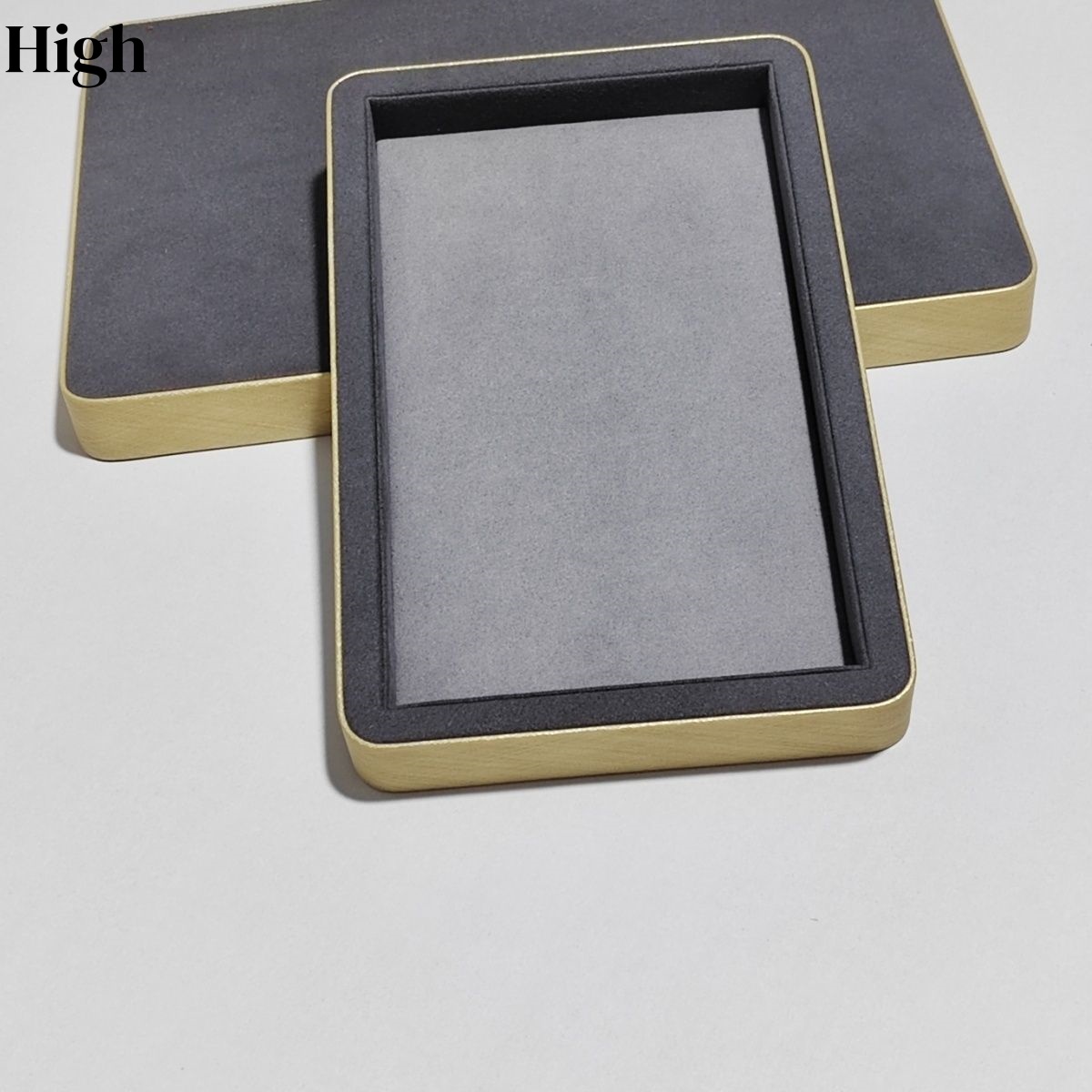 Luxury Watch Photo - Gray Suede Leather Jewelry Display Tray