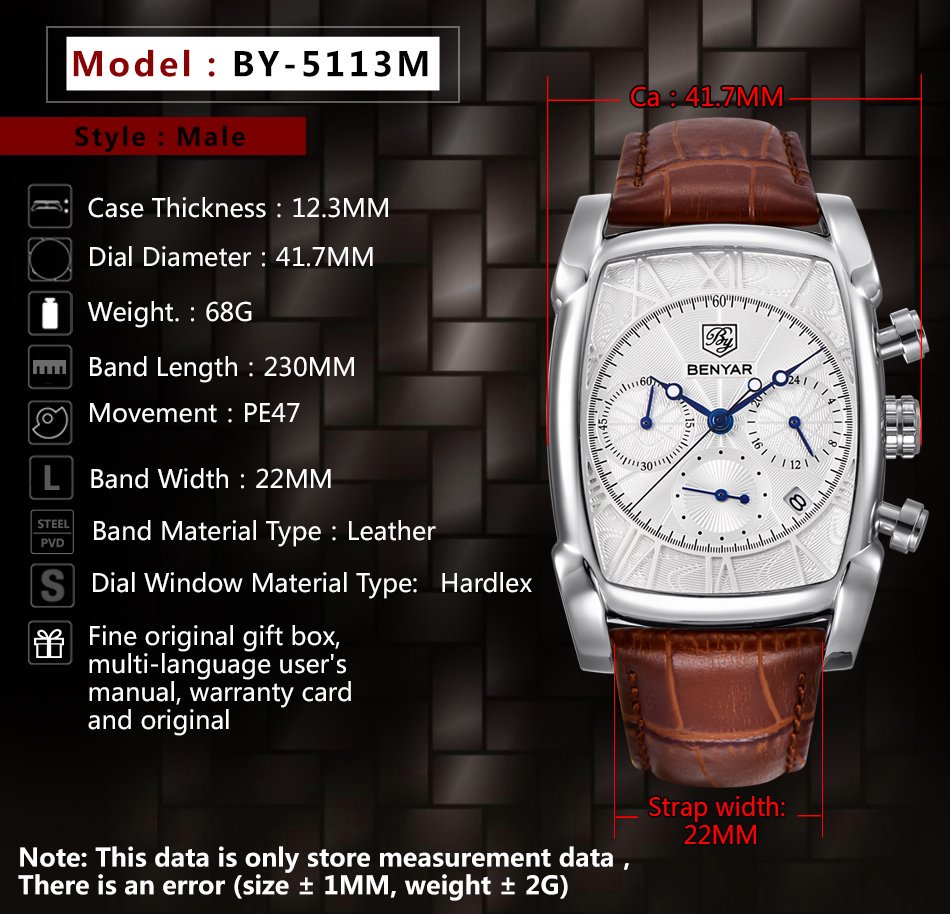 Relogio Masculino Mens Watches - Luxury Watch German recension och pris