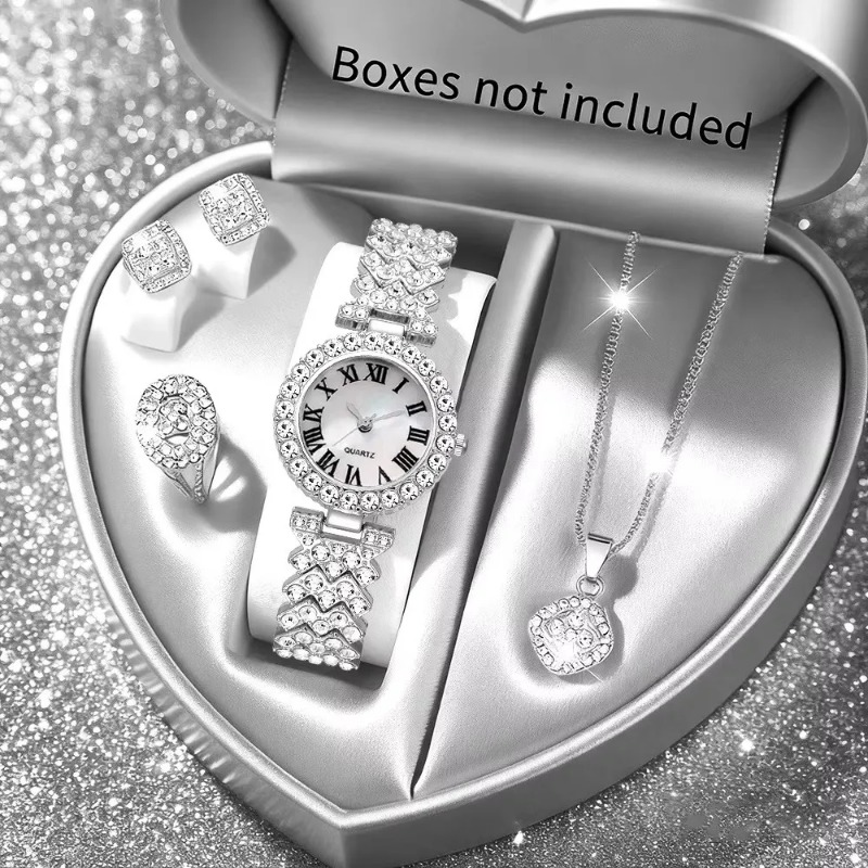 5PCS Luxury Rhinestone Women's - Luxury Watch Kit recension och pris
