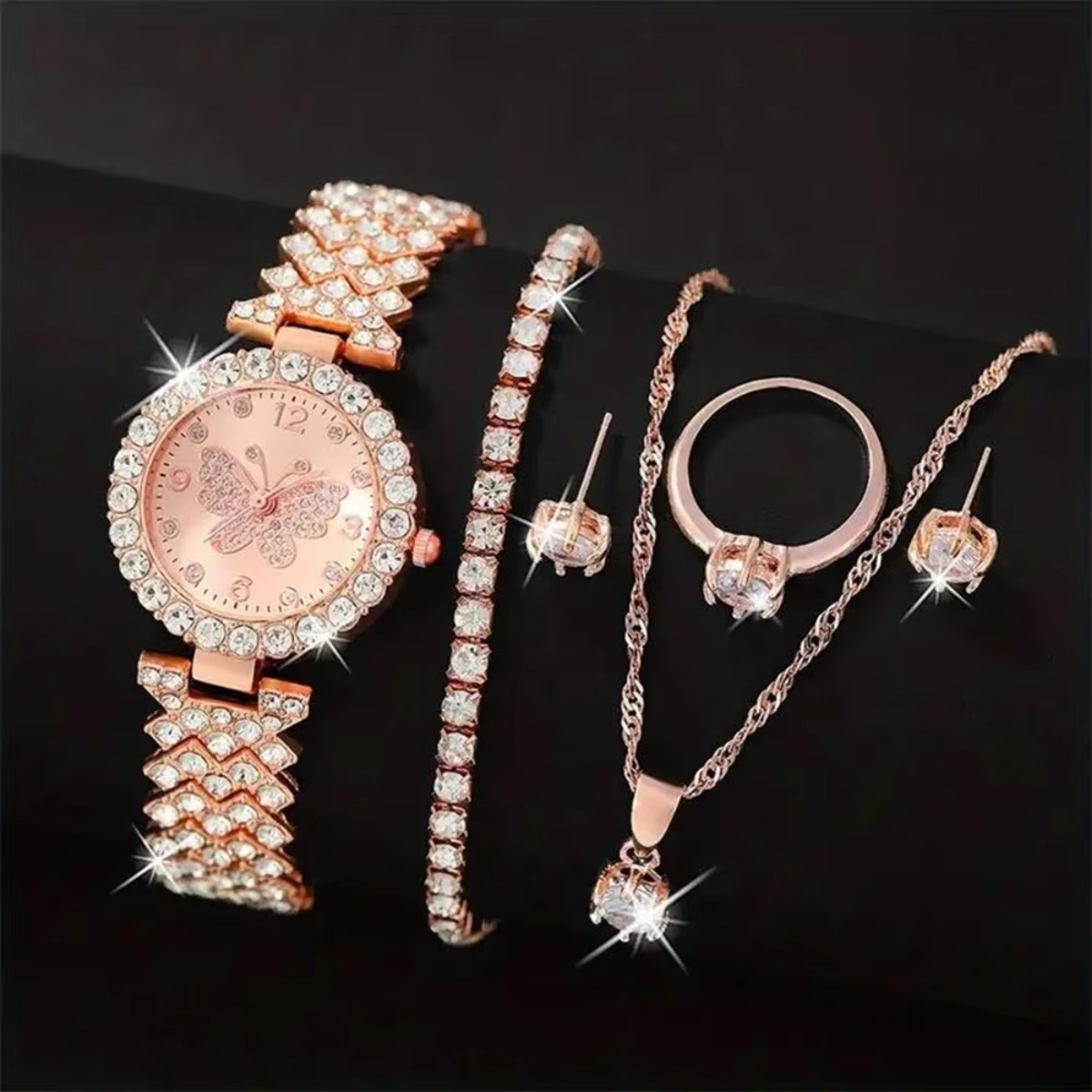 6PCS/Set Luxury Rhinestone But - Luxury Watch Kit recension och pris
