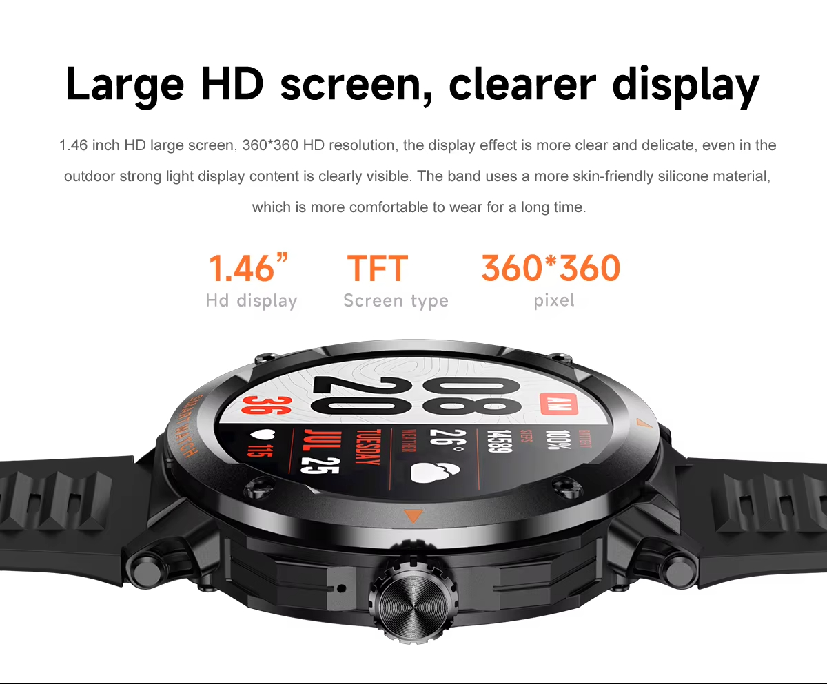 NFC Smart Watch Wireless Earph - Luxury Watch German recension och pris