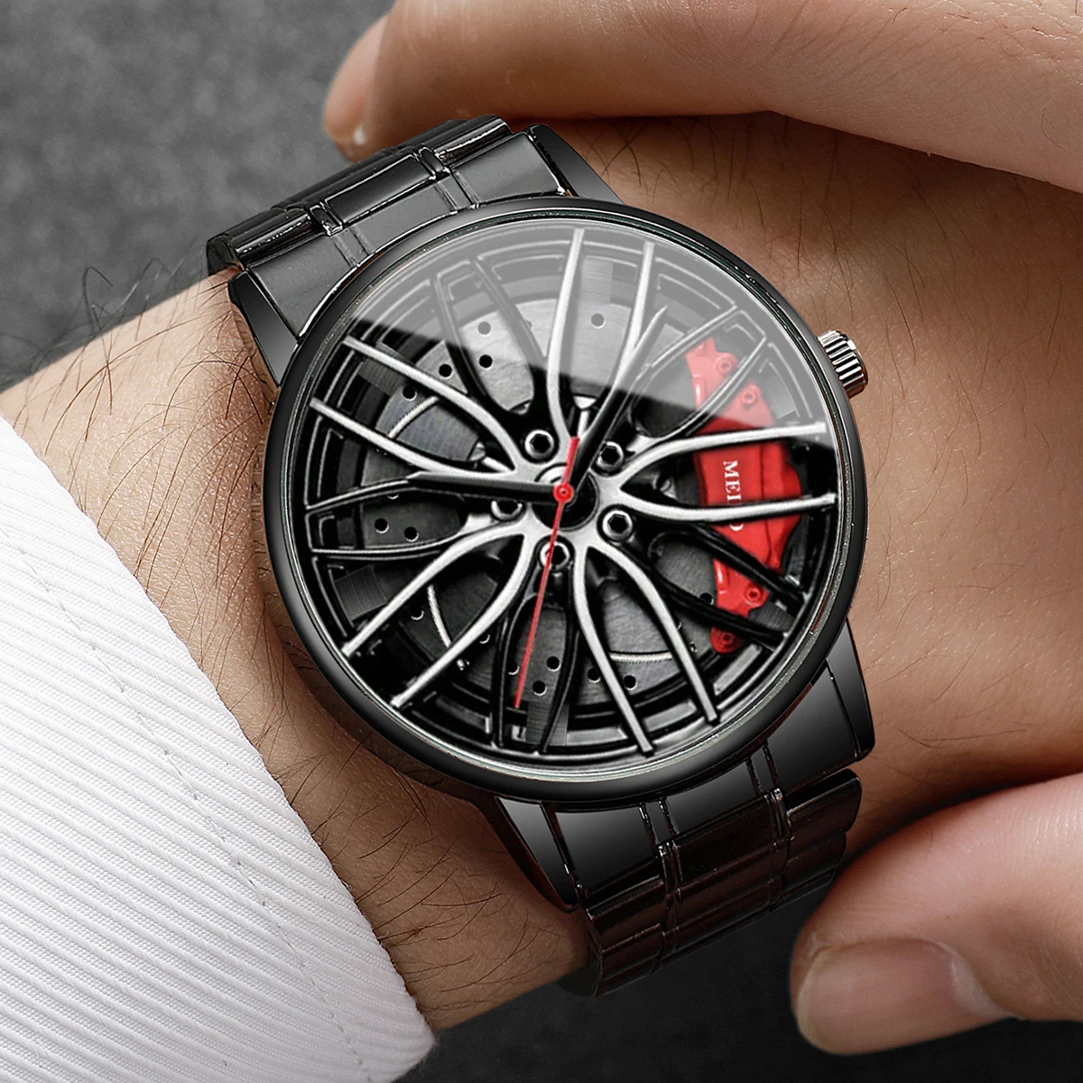 4PCS/Set Fashion 3d Car Wheel  - Luxury Watch Organizer For Men recension och pris