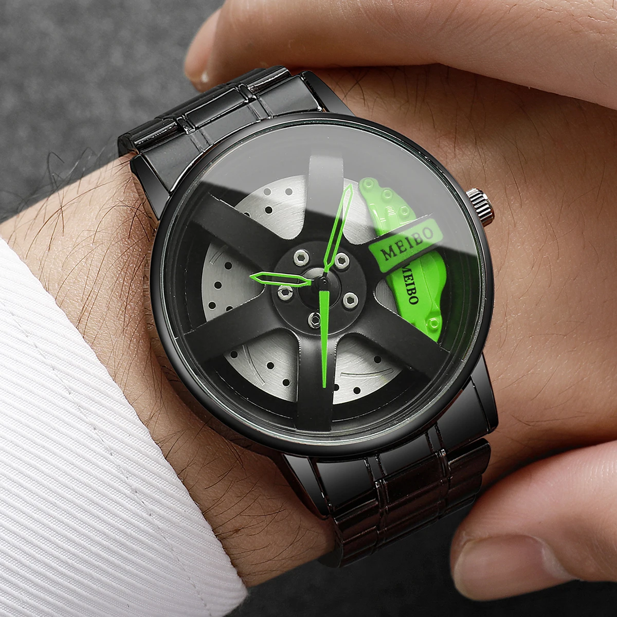 4PCS/Set Fashion 3d Car Wheel  - Luxury Watch Organizer For Men recension och pris