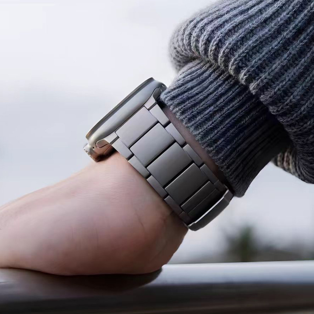 Titanium Business Men Strap fo - Luxury Watch Apple Bands recension och pris