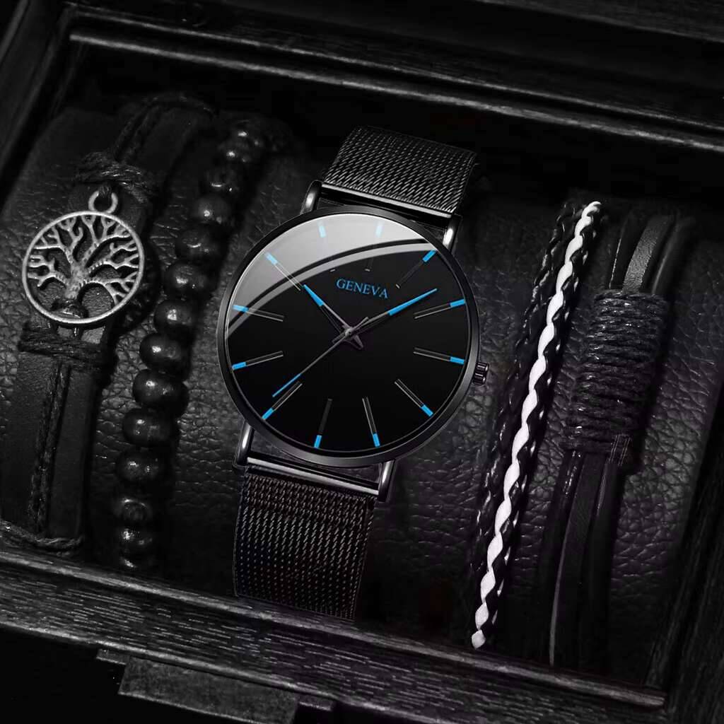 5PCS/Set Luxury Men Business W - Luxury Watch Organizer For Men recension och pris