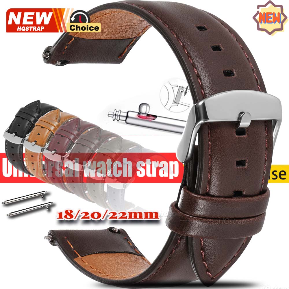 New 18/20/22/24mm Black Brown  - Luxury Watch Class recension och pris