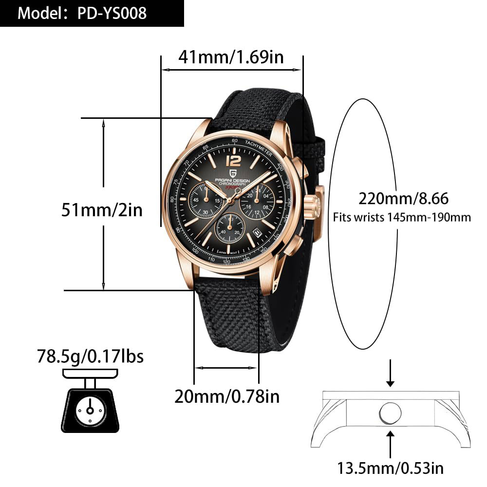 PAGANI DESIGN New Mens Watch 4 - Luxury Watch Maker recension och pris