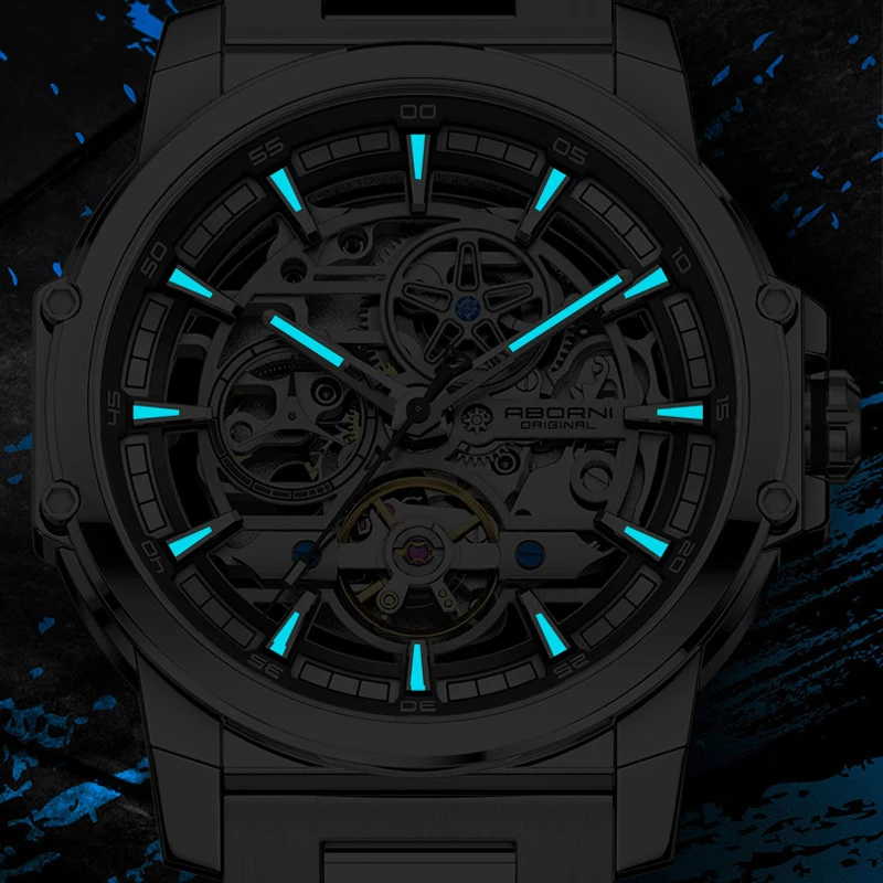 ABORNI 9039 Unique Design Skel - Open Heart Watch recension och pris