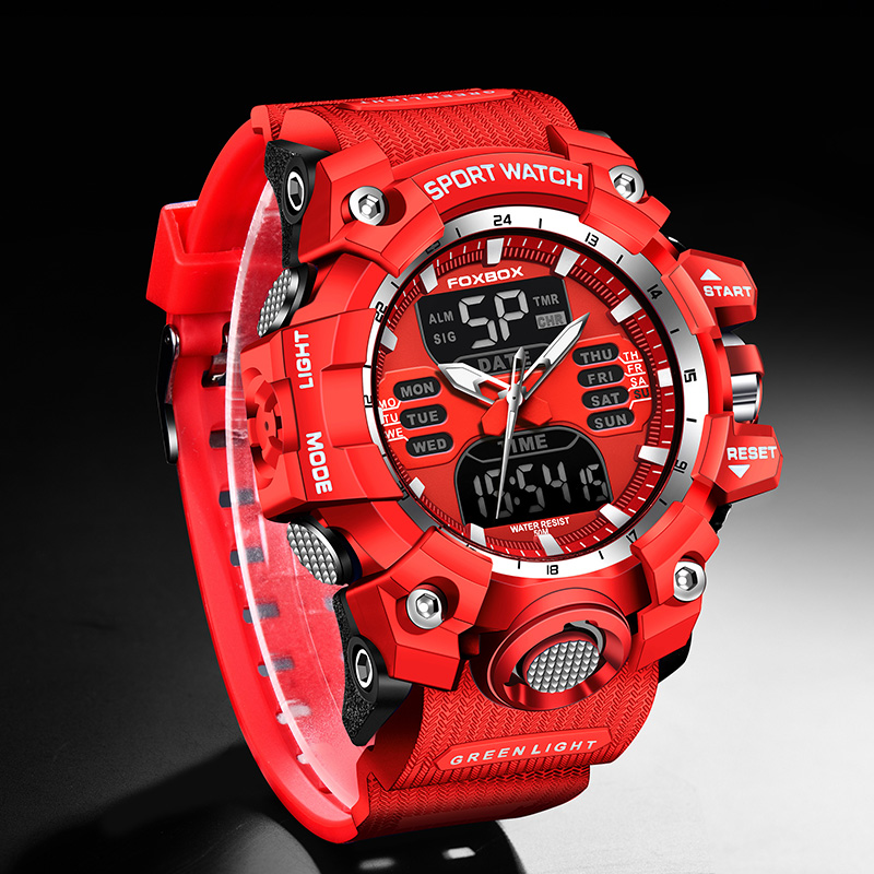 FOXBOX Military Watch for Men  - Luxury Watch Organizer For Men recension och pris