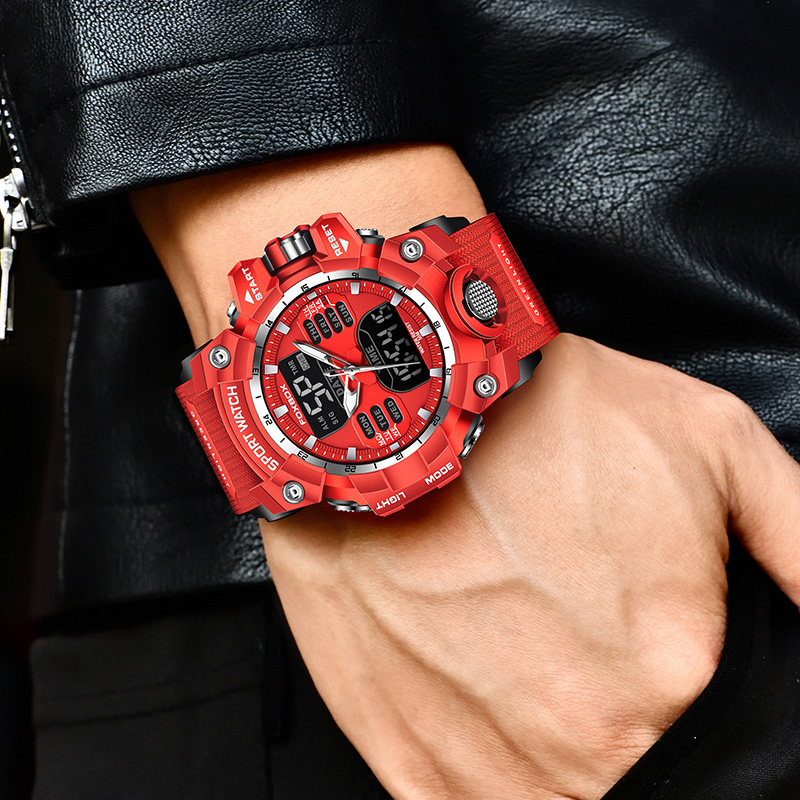 FOXBOX Military Watch for Men  - Luxury Watch Organizer For Men recension och pris