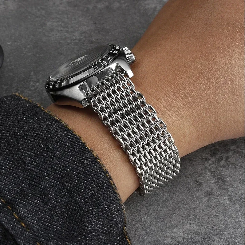 18/20/22/24mm Mesh Solid Stain - Luxury Watch Class recension och pris