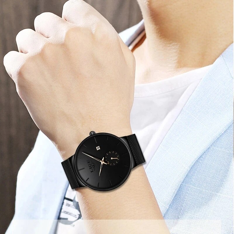 LIGE Fashion Mens Watches Top  - Luxury Watch Maker recension och pris