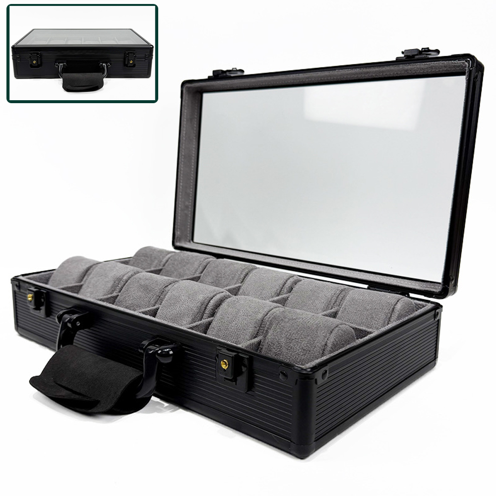 18/6/12/15 Slots Aluminum Gree - Luxury Watch Class recension och pris