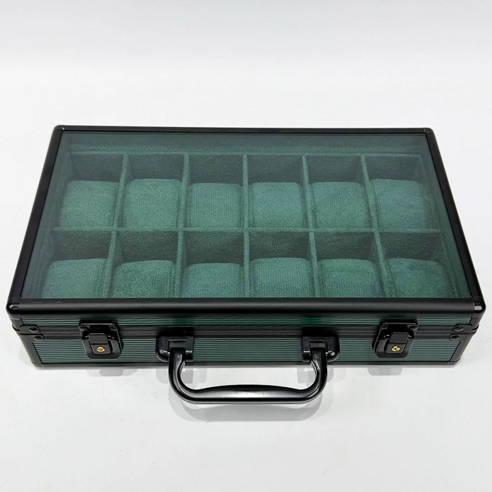 18/6/12/15 Slots Aluminum Gree - Luxury Watch Class recension och pris