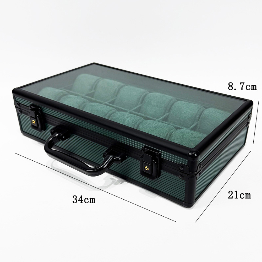 18/6/12/15 Slots Aluminum Gree - Luxury Watch Class recension och pris