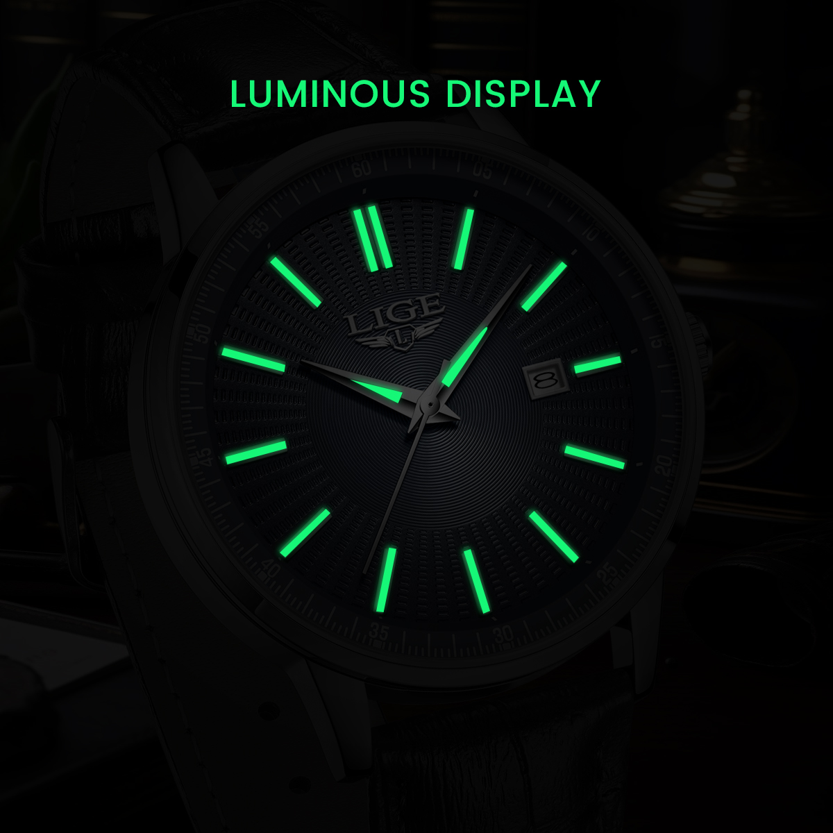 LIGE Top Brand Luxury Men's Wa - Luxury Watch Maker recension och pris