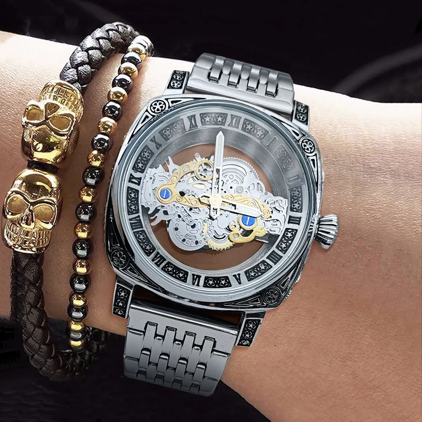 Men's Watch, Square High-End B - Luxury Watch Value recension och pris