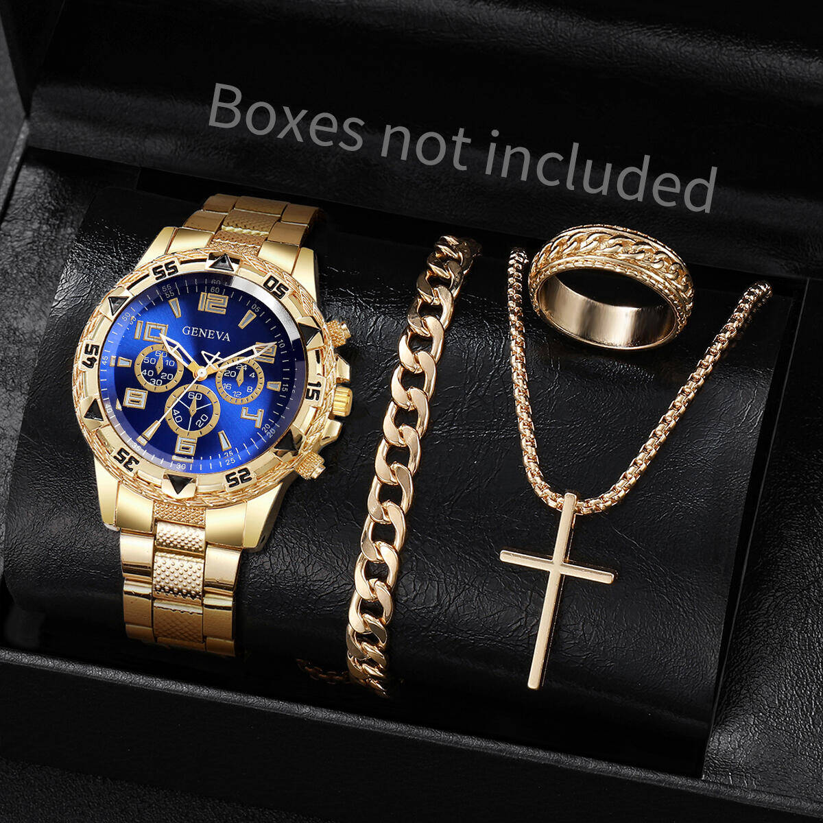 4PCS/Set Fashion Men Business  - Luxury Watch Organizer For Men recension och pris