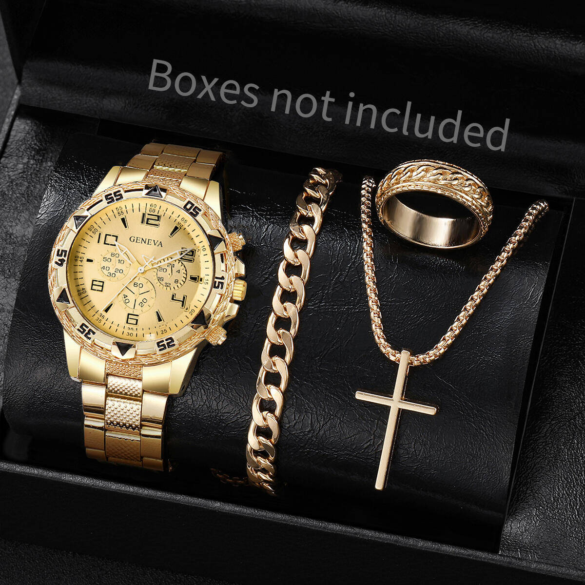 4PCS/Set Fashion Men Business  - Luxury Watch Organizer For Men recension och pris