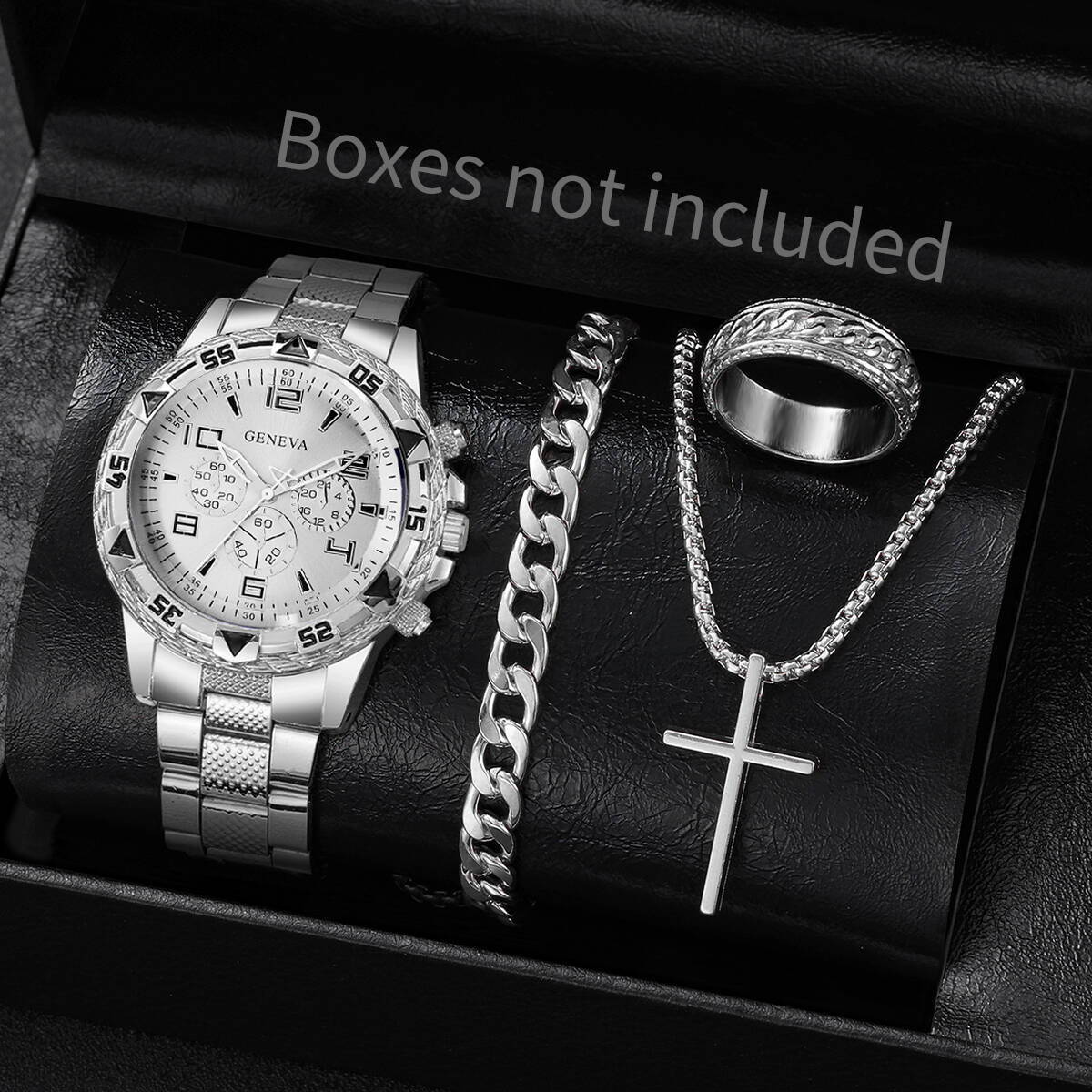 4PCS/Set Fashion Men Business  - Luxury Watch Organizer For Men recension och pris