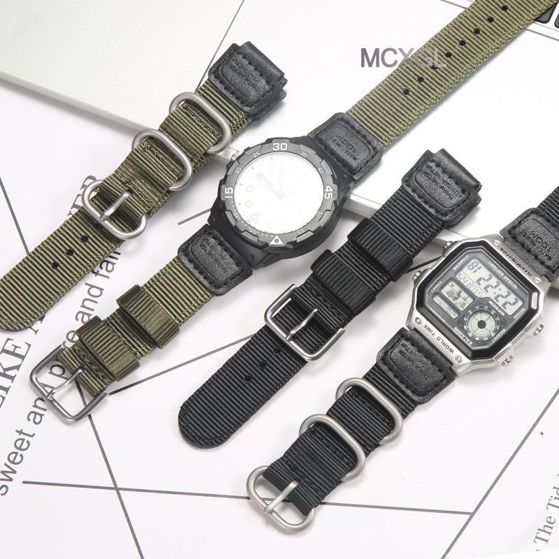 18mm Nylon Watch Strap for Cas - Luxury Watch Casio recension och pris