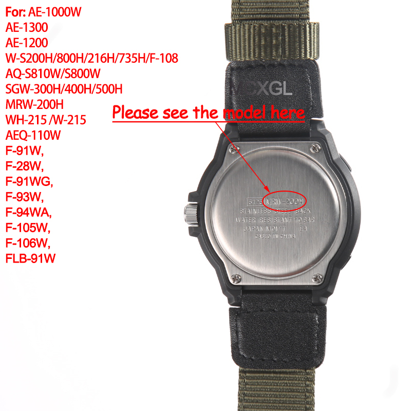 18mm Nylon Watch Strap for Cas - Luxury Watch Casio recension och pris