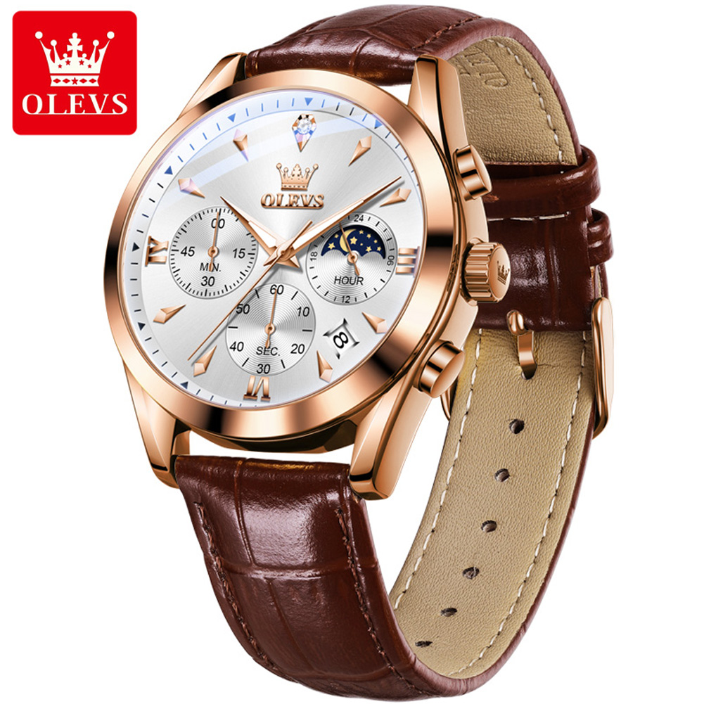 OLEVS Brand New Fashion Quartz - Luxury Watch Maker recension och pris