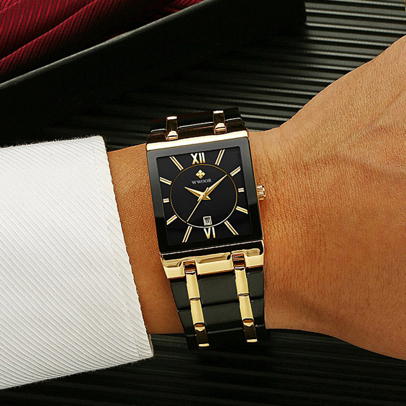 WWOOR Brand Luxury Gold Bracel - Luxury Watch Maker recension och pris